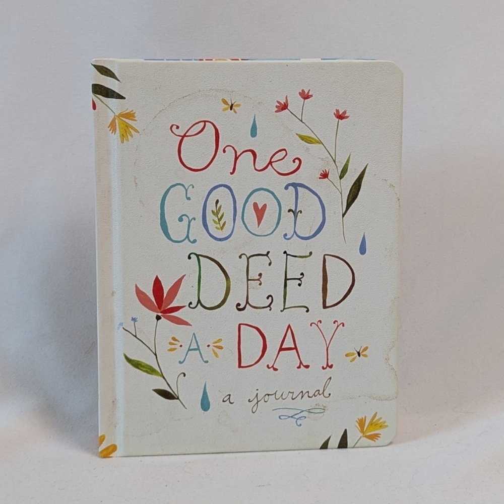 Floral "One Good Deed A Day" Journal